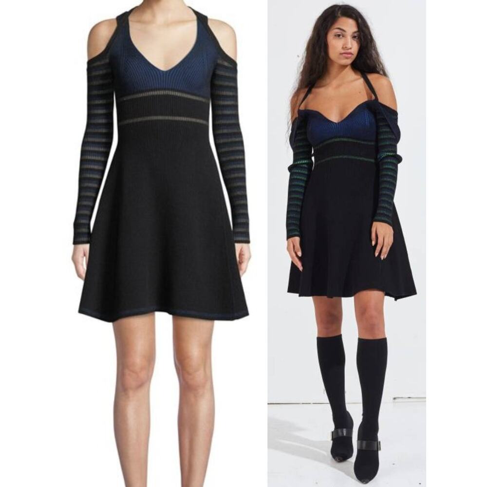 NWT OPENING CEREMONY Striped Flare Dress Size Medium